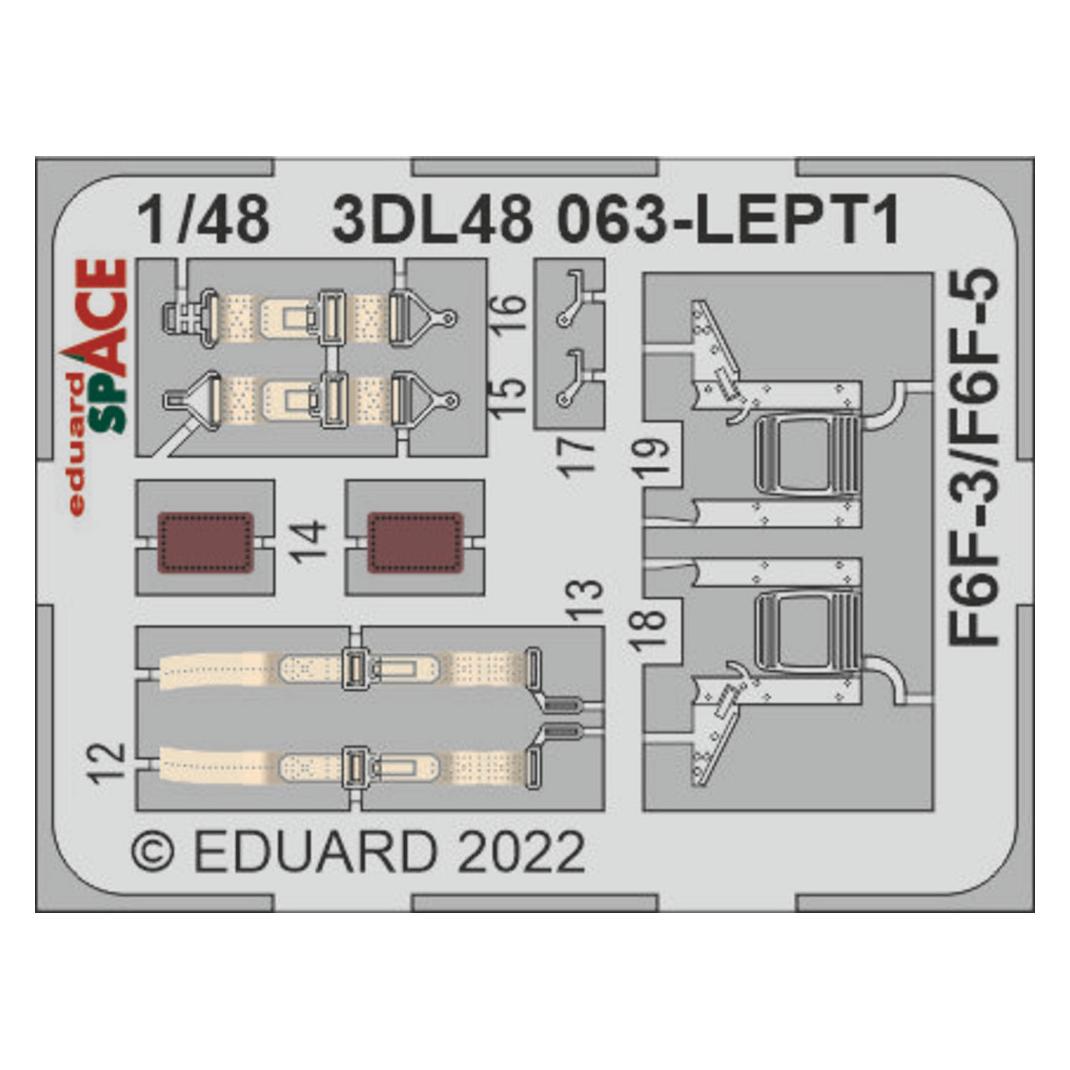 Eduard F6F-3 SPACE 1/48 (3DL48068)