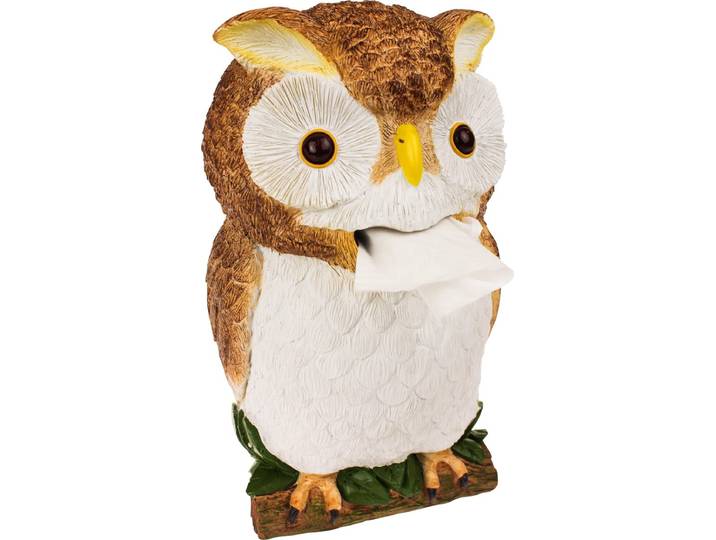 Rotary Hero® Uil - Tissue box Houder voor zakdoeken Tissue dispenser Cosmeticadoekjesbox - Voor keuken badkamer slaapkamer - Rechthoekig - 17.5x15x31 cm