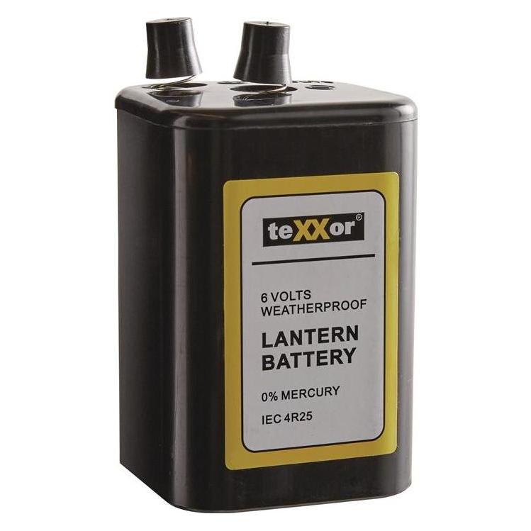 Texxor Blockbatterie 3600 6 V 7 Ah IEC 4R25 (1 Stk., 4R25, 7000 mAh) (3600)