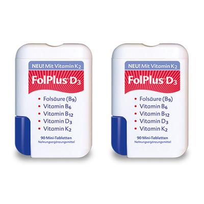 FolPlus + D3 Doppelpack 2x90 St Compretten