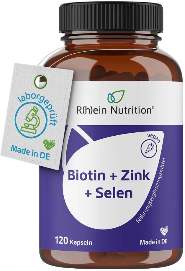 R(h)ein Nutrition Biotin+Zink+Selen f. Haut Haare & Nägel Kapseln