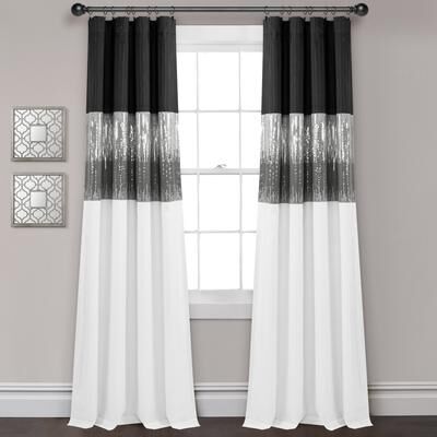 Lush Decor Night Sky 100 Percent Lined Blackout Window Curtain Panel Single