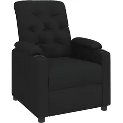 vidaXL Relaxsessel Schwarz Stoff