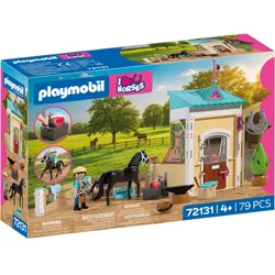 PLAYMOBIL 72131 I Love Horses Kleiner Stall mit Hufschmied