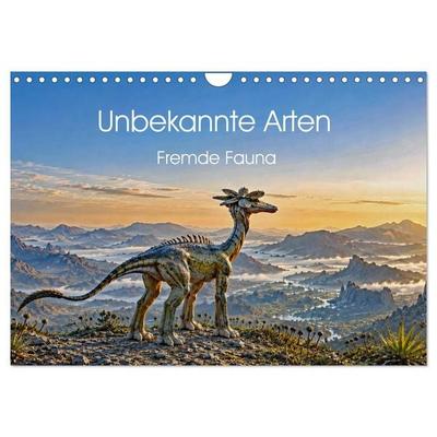 Unbekannte Arten – Fremde Fauna (Wandkalender 2027 DIN A4 quer), CALVENDO Monatskalender