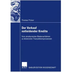 Der Verkauf notleidender Kredite, Fachbücher von Thomas Prüver