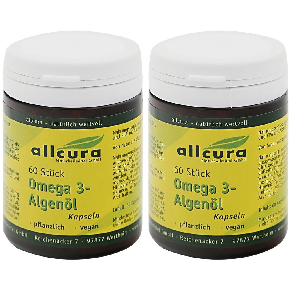Omega 3 Algenoel Kapseln x2 2x60 St