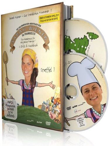Sarah Wiener - Die kulinarischen Abenteuer der Sarah Wiener in Frankreich 1 (2 Discs + Buch) - Preis vom 30.09.2026 22:30:23 h