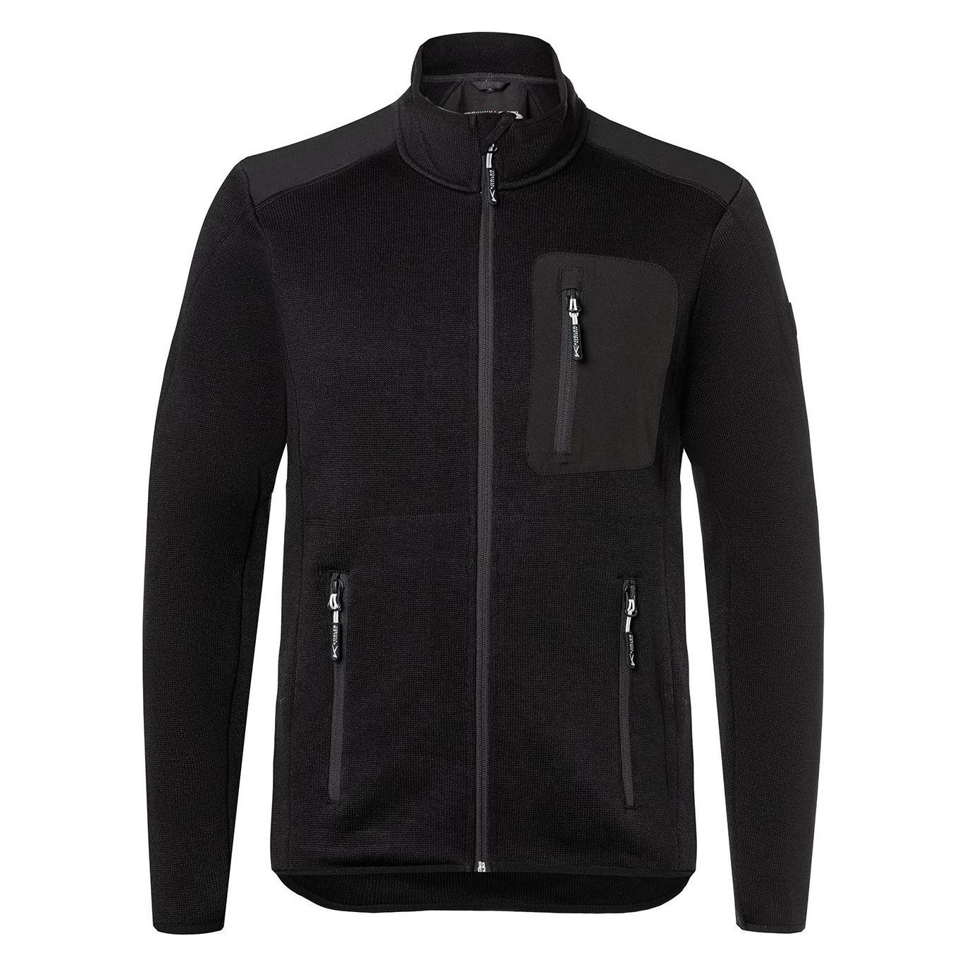 Kübler Strickjacke schwarz Form 1443 Grösse 4XL (4XL) (210141)