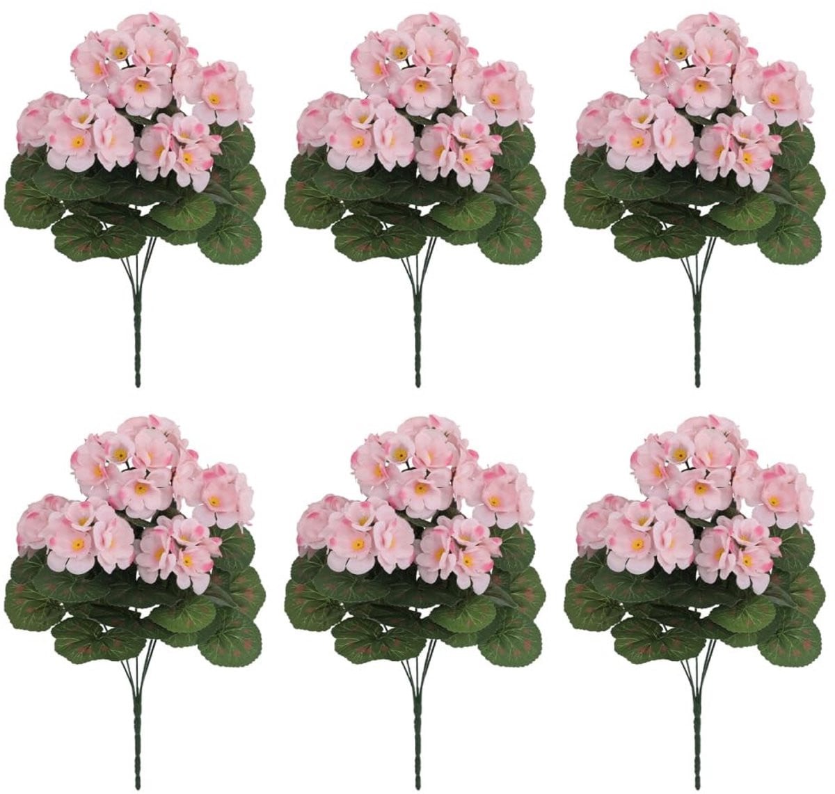Dailygoods Nepbloem 6 Bundels UV-bestendig Kunstplanten voor Buiten