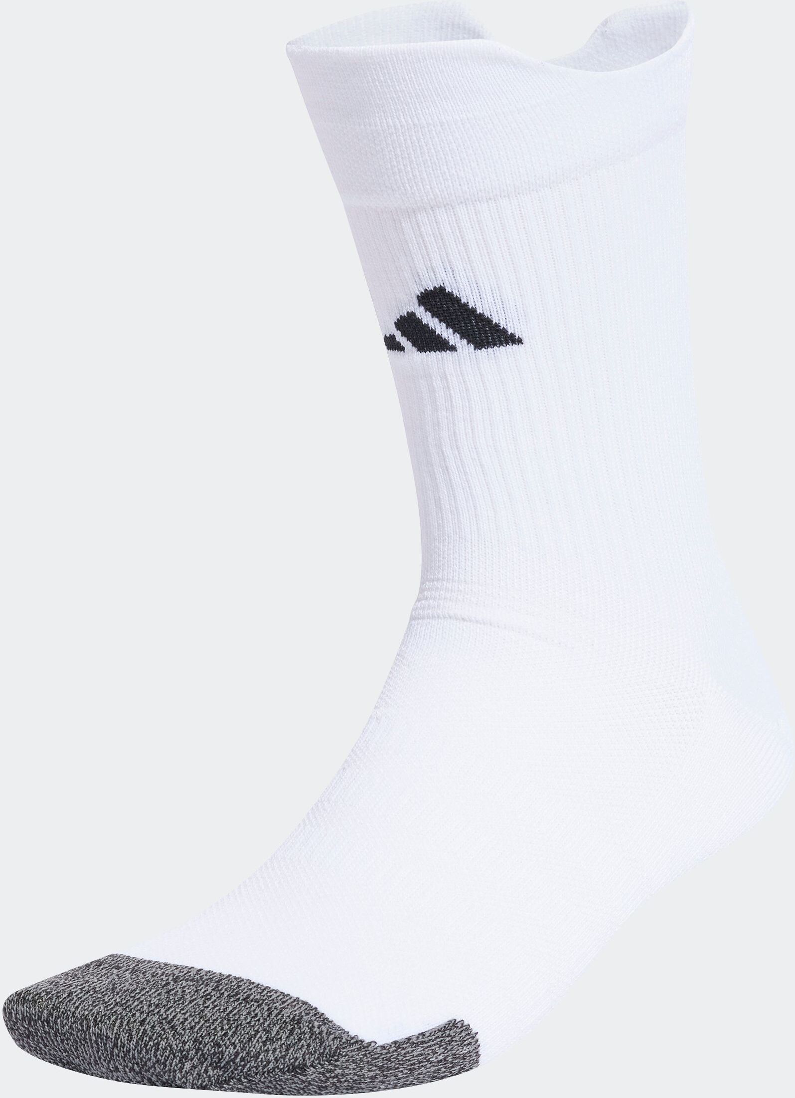 Funktionssocken ADIDAS PERFORMANCE "PERFORMANCE LIGHT CREW", Gr. S (37/39), schwarz-weiss (weiß, schwarz), Obermaterial: 51% Polyester, 47% Polyamid, 2% Elasthan, Socken Funktionssocken weiß, schwarz S (37/39)