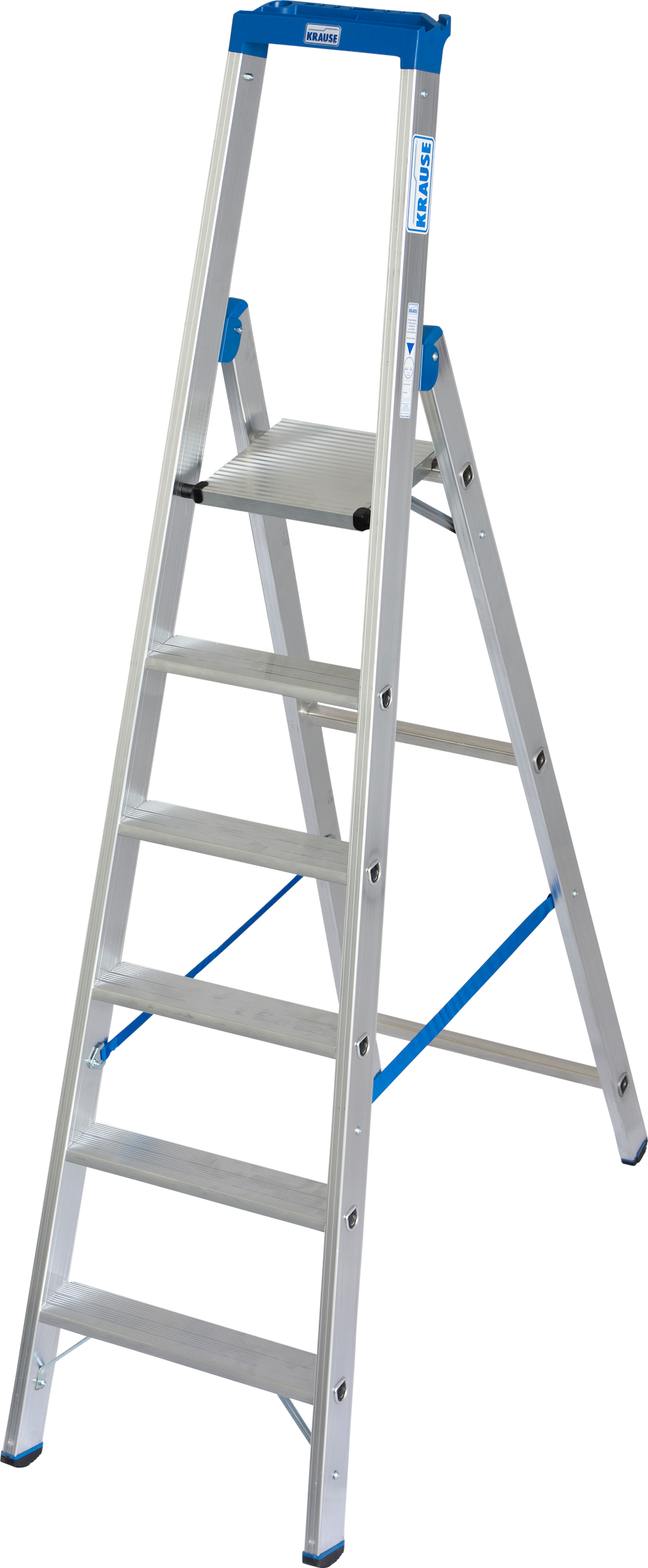 KRAUSEWERK Stabilo Stufen-Stehleiter 6 Stufen 08124154