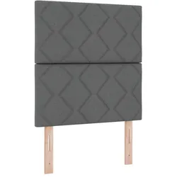 vidaXL Kopfteil mit Kopfteil Grau 80 cm Stoff