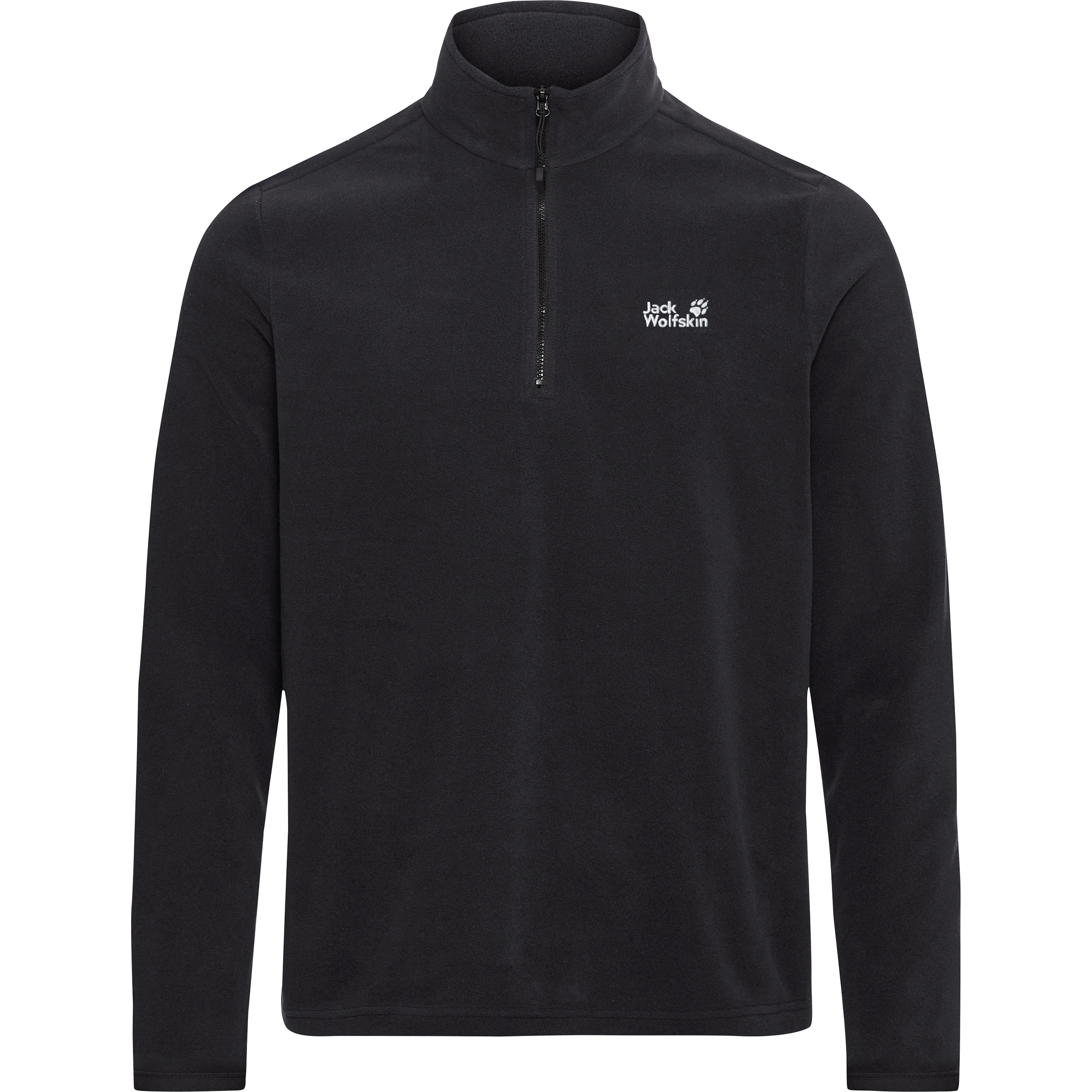 Jack Wolfskin Taunus 100 Half Zip Herren Pullover schwarz Größe L Trekking Schnell trocknend