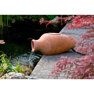 Gartenbrunnen UBBINK "Amphora", beige (natur), Terrakotta, Wasserspiele