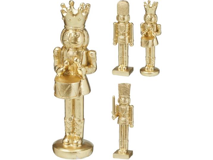 Nussknacker MERRY goldfarben