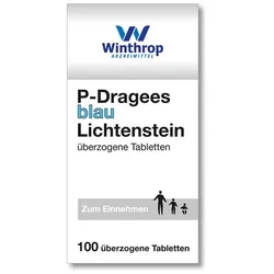 P DRAGEES blau 100 St