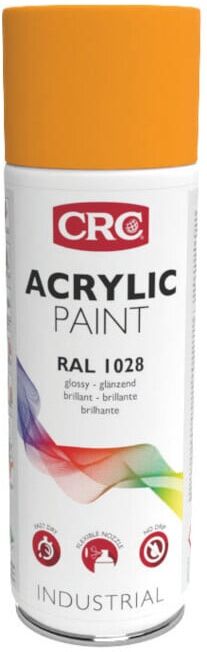 CRC Peinture couleur Acrylic Paint jaune melon, Contenance : 400ml ; CRC Industries (083107 400)
