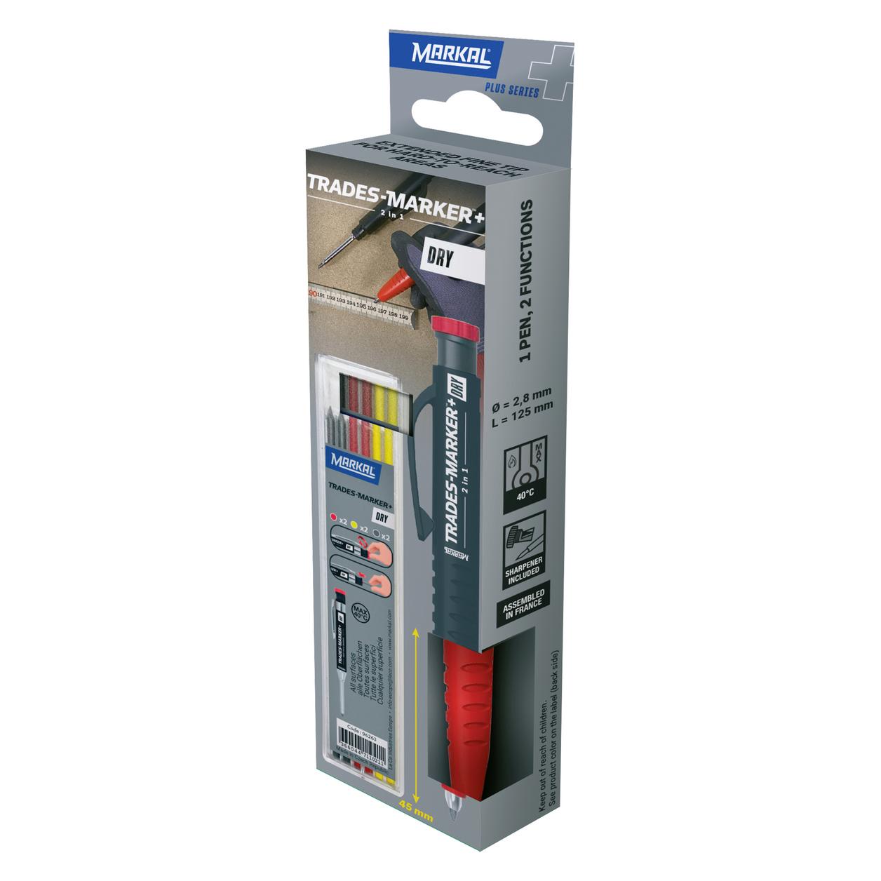 Markal Trades Marker Dry 2 IN 1 Starter Kit (1x) (95301)