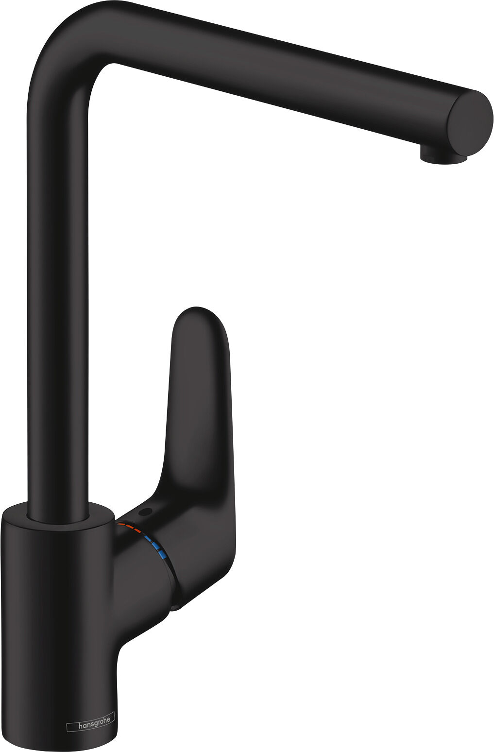 Hansgrohe Focus M41-280 mitigeur de cuisine 31817670 1jet, noir mat