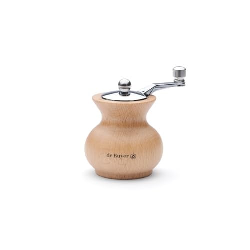 De Buyer Boogie pepermolen, licht hout, 7 cm