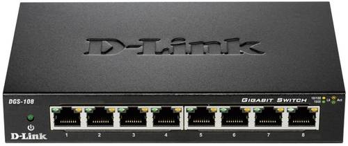 D-Link DGS-108/E DGS-108 Netzwerk Switch 8 Port 1 GBit/s
