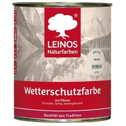 Leinos Wetterschutzfarbe auf Ölbasis 850 Schweden-Rot - 0,75 l Dose