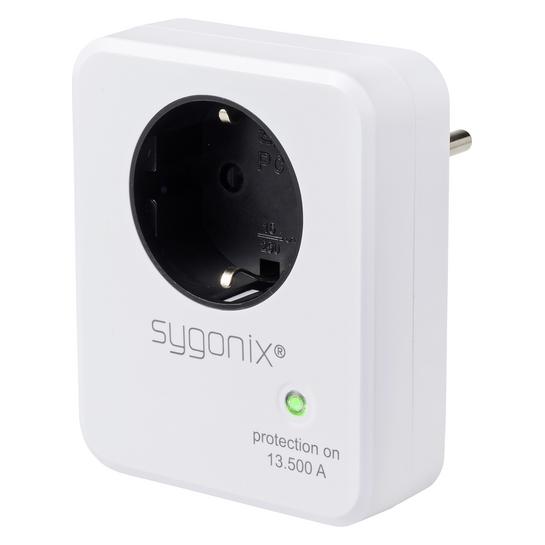 Sygonix SY-SP13500 Surge protection in-line connector White (CEE 7/3) (SY-SP13500)