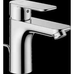HANSA HANSABASIC XL Waschtischarmatur, Ausladung 112 mm, mit Zugstange, chrom, 55502203