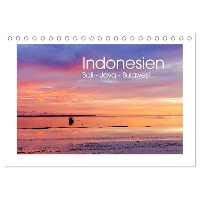 Indonesien. Bali - Java - Sulawesi (Tischkalender 2026 DIN A5 quer), CALVENDO Monatskalender