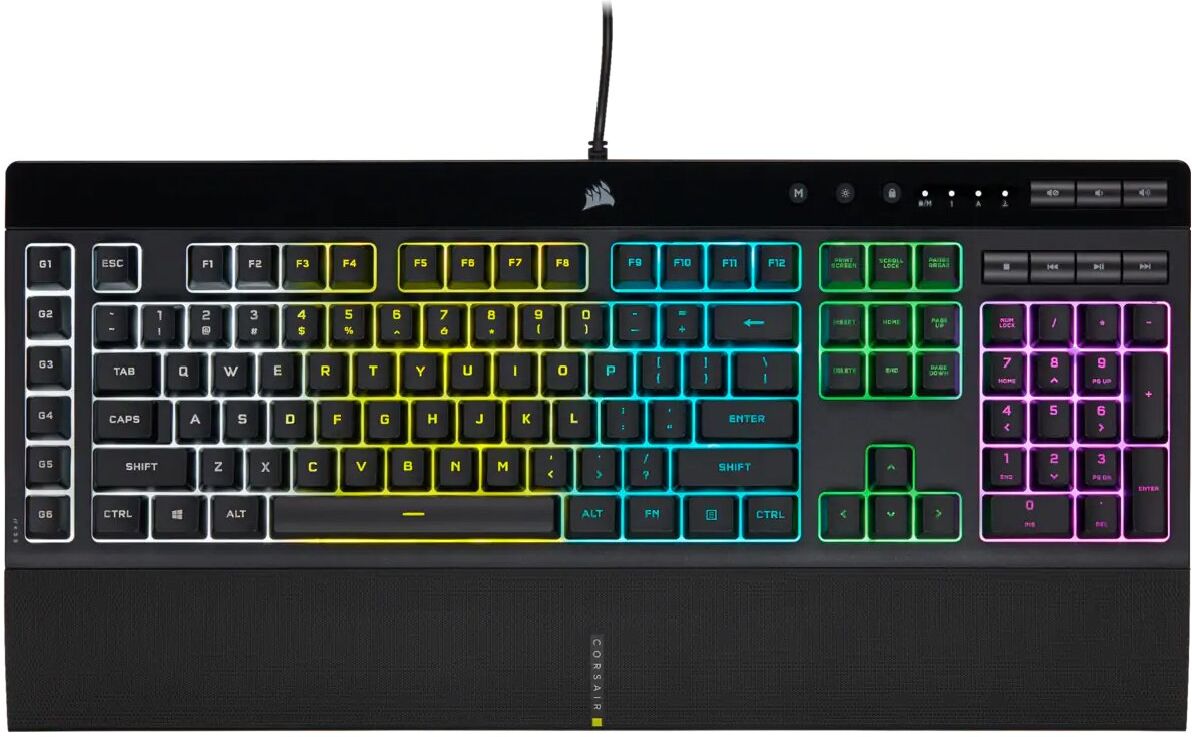 Tastiera computer Corsair CH 9226765 IT RGB K55 Pro Wired Black