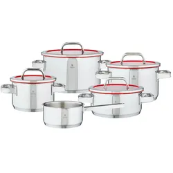 WMF Topfset  5-teilig  Function 4 , silber , Edelstahl