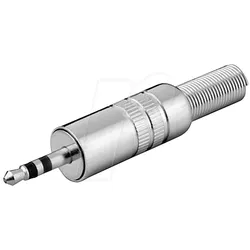 KSSM 35 - Klinkenstecker, 3,5 mm, Stereo, 3-pol