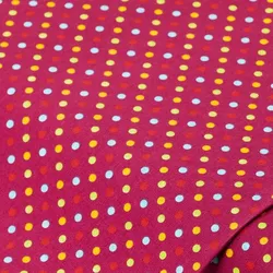 Baumwollstoff Tupfen "Mona", weinrot-color