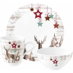 Seltmann, Geschirrset, Life Christmas Frühstücks-Set (18 Stk.)