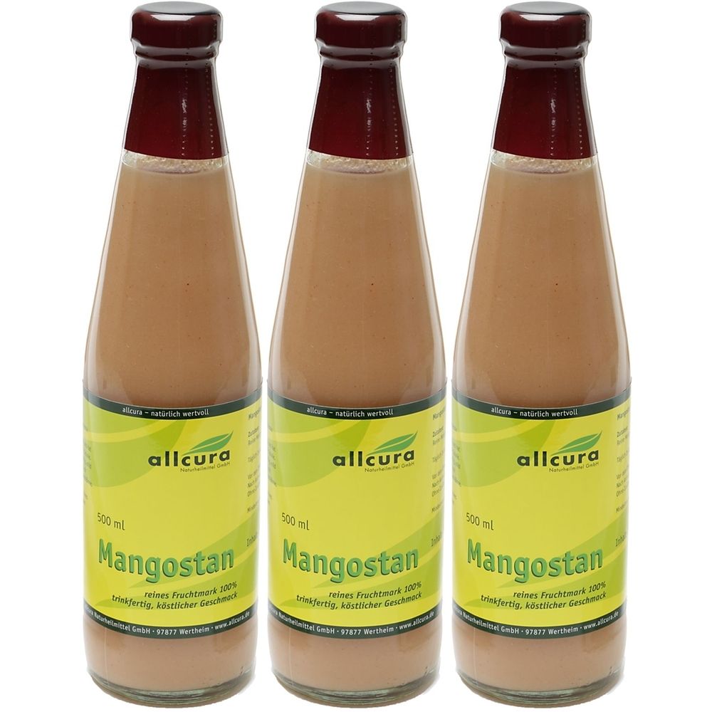 allcura Mangostan 3x500 ml Saft