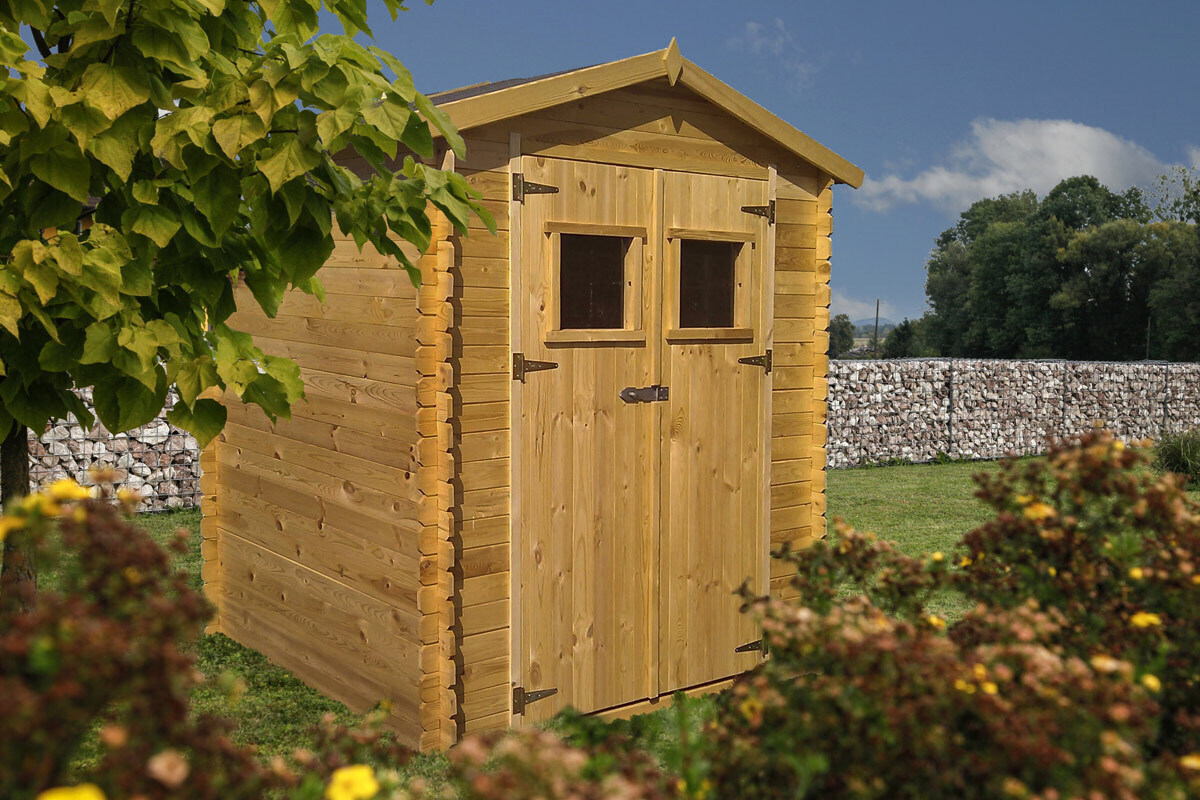 Gartenhütte Holz 19 mm Hannover - L180 x B180