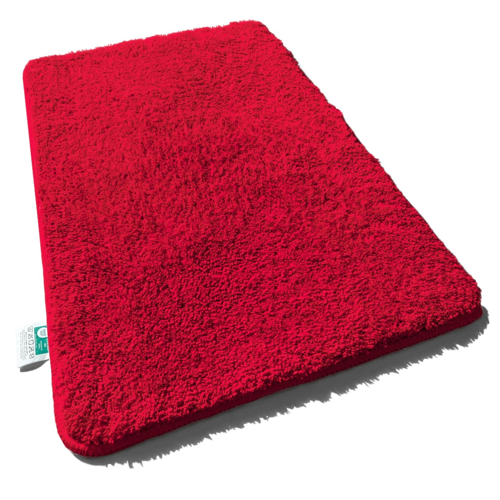 Casa Pura Badematten Sky Uni Berry Red