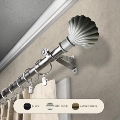 InStyleDesign Shelly Adjustable Curtain Rod