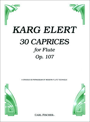 Carl Fischer Karg-Elert 30 Caprices op. 107