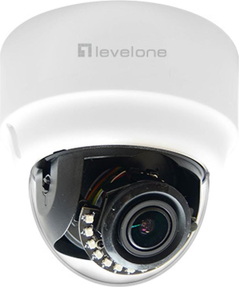 LevelOne IPCam FCS-3303 Dome PoE 3MP Dome Camera met IR-LEDs