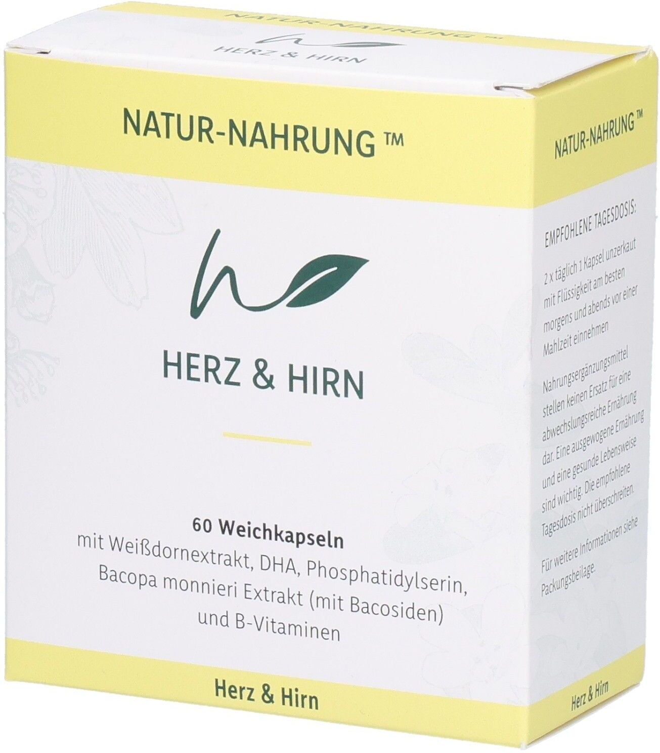Natur Nahrung Natur-Nahrung Herz & Hirn Weichkapseln 60 St