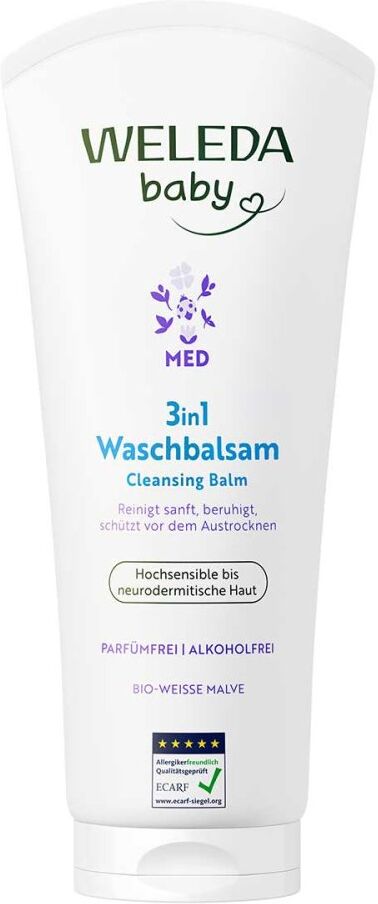 Weleda 3in1 Waschbalsam Weiße Malve
