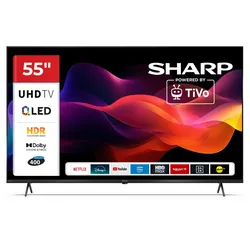 Sharp 55HM5745E QLED Fernseher 55 Zoll Smart TV by TiVo 4K UHD Fernseher mit HDR Dolby Vision (2026)