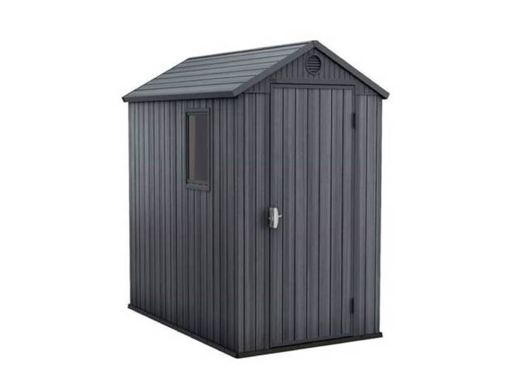 Keter Darwin 46 Tuinhuis - 125,8x184,5x205cm – Grijze Houtlook