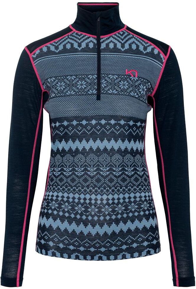 Kari Traa  - Live Half Zip W Dark Navy Blue - M - Sous-vêtement technique