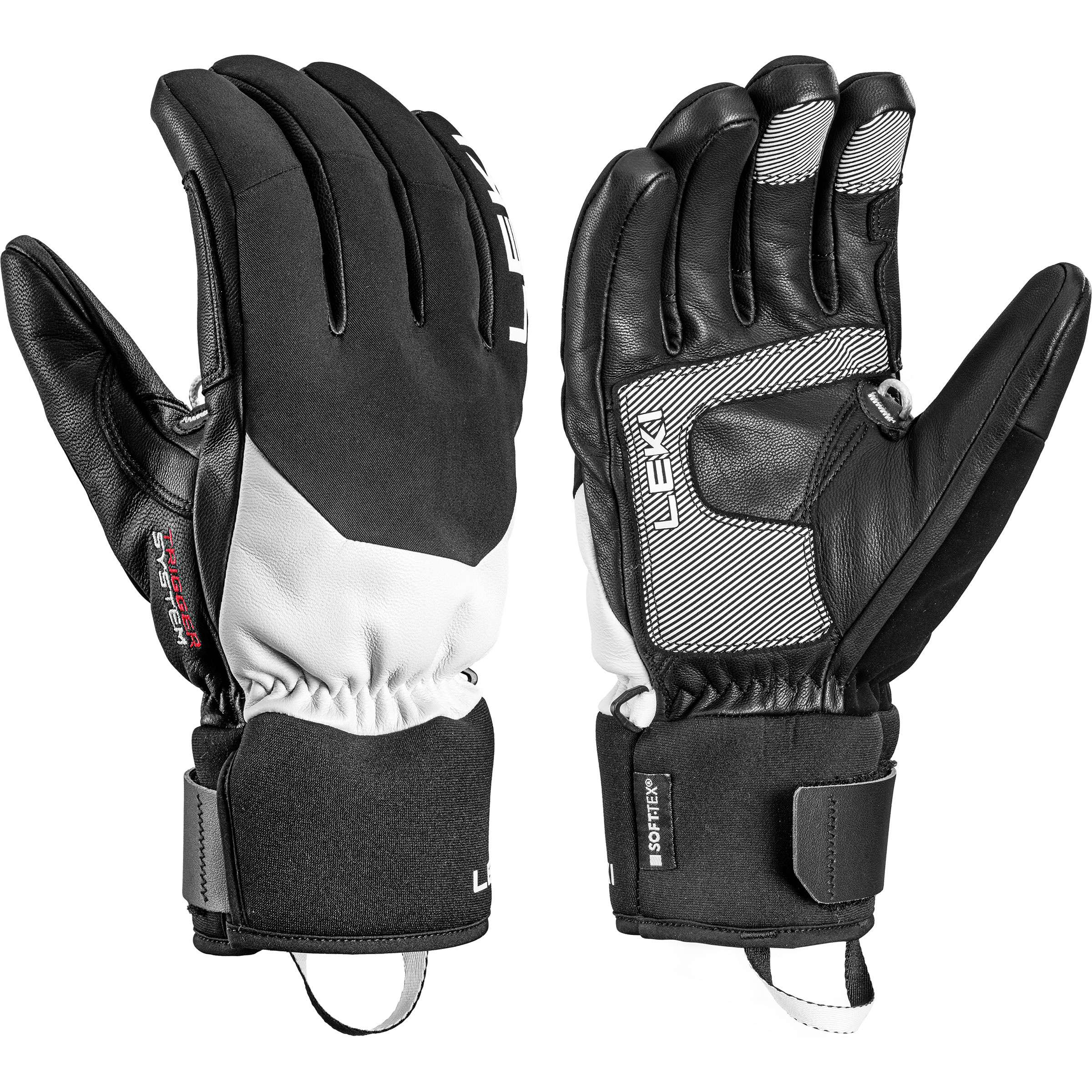 Leki Hevon 3D Skihandschuhe schwarz Größe 10 Freeride | Skifahren | Splitboard Winddicht Wasserabweisend