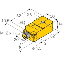 Turck Sensor BI6R-Q14-AP6X2-H1141