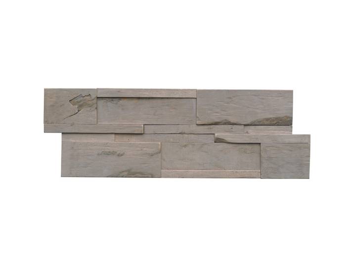 Wandverkleidung Driftwood, Grau, Holz, Kautschukholz, Holz, 20x2x56 cm, Tapeten & Wandverkleidungen, Wandverkleidung