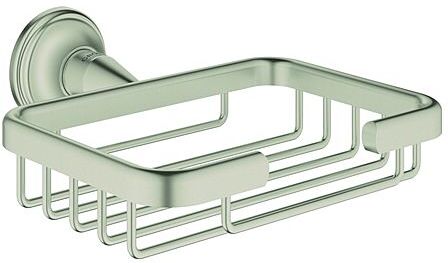 Grohe Essentials Authentic Ablagekorb 40659EN1 brushed Nickel, klein, verdeckte Befestigung